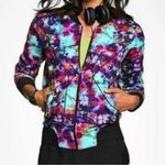 Athleta EUC Floral Fade Bombtastic Zip Front Top / Jacket Photo 0