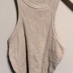 Abercrombie & Fitch Essentials Ultra Cropped High-Neck Ribbed Tank- Size Small Photo 0