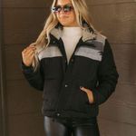 These Three Boutique Aztec Puffer Jacket Photo 1