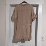 P cill Tan Cotton‎ Romper Size Large Photo 2