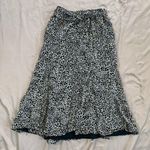 Vintage Flowy Cheetah Print Midi Skirt Photo 0