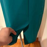 Ann Taylor Teal Green Midi Dress Closure Zipper Back Thick Heavy Material. Sz 6. Photo 8