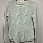 Rubbish  Medium Cream Sweater with Elbow Patches Photo 0