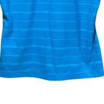 Nike  Dri Fit Blue White Striped Golf Polo Tank Top Size Small Photo 9