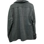 Hurley  Double-Breasted Peacoat L 22” p2p Black Marl EUC Photo 7