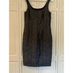 Talbots  100% linen denim look seamed fitted tank dress 8 Photo 10