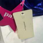 Peach blue liquid metallic halter bandana top size medium NWT Photo 5