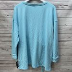 Ideology  Womens Teal Blue Side Tie Pullover Top Sweatshirt Athletic Plus 3X New Photo 4