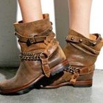 NWT Sendra Crazy Horse Motorcycle Boots Size 7 Brown Photo 0