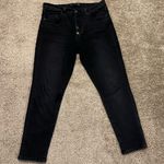 Veronica Beard  Debbie ankle skinny high rise button fly 32 $228 black Photo 10