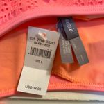 Aerie NWT  Coral Crochet Halter Bikini Top Photo 3