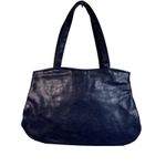 Women's Handbag Satchel Purse Butterfly Detail One Size CHUNS Navy NWT Blue Photo 2