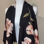 ZARA Floral Black Kimono Wrap Photo 4