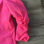 Generation Love  Hot Pink Double Breasted Blazer Single Button Ruched Sleeve XXL Photo 7