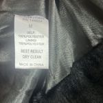 Sage the Label Coat Womens M Black Faux Fur Fluffy Lined Mob Wife Core Retro Y2K Photo 4