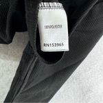 Area Stars Micro Waffle Cropped Top Black Long Sleeve V Neck Collar Size L NEW Size L Photo 2