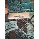 Dress Barn  Blue & Black Textured Jacket Size 3XL Tribal Print Blazer Photo 4