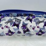 Kuromi Clear Zippered Pencil Case with Kuromi Keychain Purple Photo 2