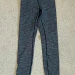 Lululemon Wunder Under Leggings High-Rise Luon Variegated Knit Black Size 4 Photo 0