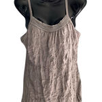 Dress Barn Women's Gray Crinkle Cami Tank‎ Top Size M Photo 0