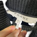 Frame  Black Ribbed Knit Turtleneck Sweater Womens XS Classic Fit Photo 3