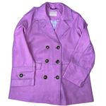 We The Free  Top Notch Orchid Leather Pea Coat Size XL New w/ Tag MSRP $698 SOO Photo 11