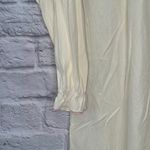 Vintage Prom'n Nod Long Sleeve Short Nightgown Beige Floral 60s Nylon Blend M Size M Photo 1