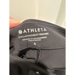 Athleta Women’s Stellar Novelty Trouser 6 Black Red Stripe Photo 2