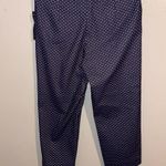 Zac and Rachel blue and white polka dot stretchy denim capris size 6 women 🆕 Photo 6