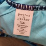 Peyton & Parker Blue Tie Dye Swim Top Size XXL Photo 5