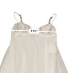 In Boom by Jonquil White Frilly Lace Lingerie Slip Dress Sz XS NEW Bridal White Photo 8