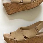 Chinese Laundry 3" Platform Cork Heels Tan Size 7 Photo 7