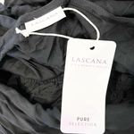 Lascana Short Sleeve Tie Front Maxi Duster Cover Up Black 10 Photo 2