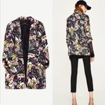 ZARA  | Tropical Floral Open Front Blazer | S Photo 1