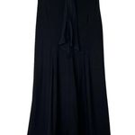 Signature By Robbie Bee black sleeveless tie neck crochet lace midi dress PS Size undefined Photo 5