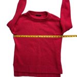 J.Crew Oversized Crewneck Sweater in Supersoft Yarn Hot Pink Size XXS Knit Cozy Photo 5