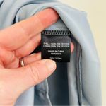 Sam Edelman  Cutout Satin Slip Dress Steel Blue 6 NWT Photo 5