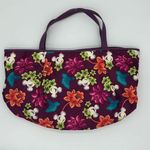 Disney Parks Mickey Mouse Flower Floral Purple Summer Large Tote Bag Hawaiian Photo 0