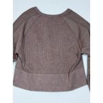 OFFLINE by Aerie Ribbed Long Sleeve Cropped Athletic Top Mauve LG Brown Size undefined Photo 8