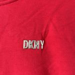 DKNY NWT metallic logo cropped pullover Photo 5