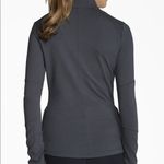 Fabletics Davis gray asymmetrical zip up jacket Photo 1