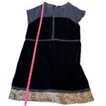 Funktional Velvet Silk blend Dress Blue Sequin Sheer Party Cocktail Mini Dress M Size M Photo 6