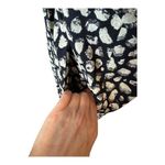 Nic+Zoe Dress Women Small Black Ivory Dotted Cinch Waist Tunic Shift Preppy Photo 5