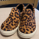 Candie's  Brown Leopard Slip-On Shoes, Size 9.5 Photo 0