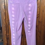 Puma women trousers orchid bloom stretch stripe pockets size 6 Photo 4