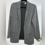 Divided Gray Knit Blazer Modern Oversized Fit Photo 0