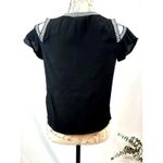 Maje  Lisea Cold-Shoulder Crepe Top 100% Viscose Black S Photo 11