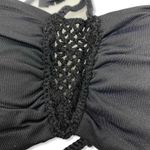 Eberjay Eberjey Sacred Stitch Bandeau Bikini Top Black New With Tags‎ Large Photo 4