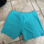 The North Face  Womens Turquoise Blue Swim Shorts Size 4 Zipper‎ Pocket EUC Photo 4