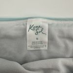 Kona Sol Bikini Set Womens Medium Top Small Bottom Navy Blue Striped Swimwear Photo 1